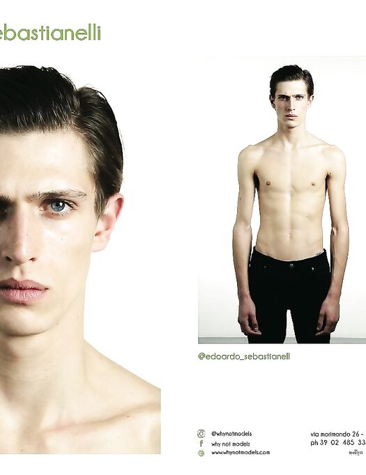 Edoardo Sebastianelli modello italiano irresistibile